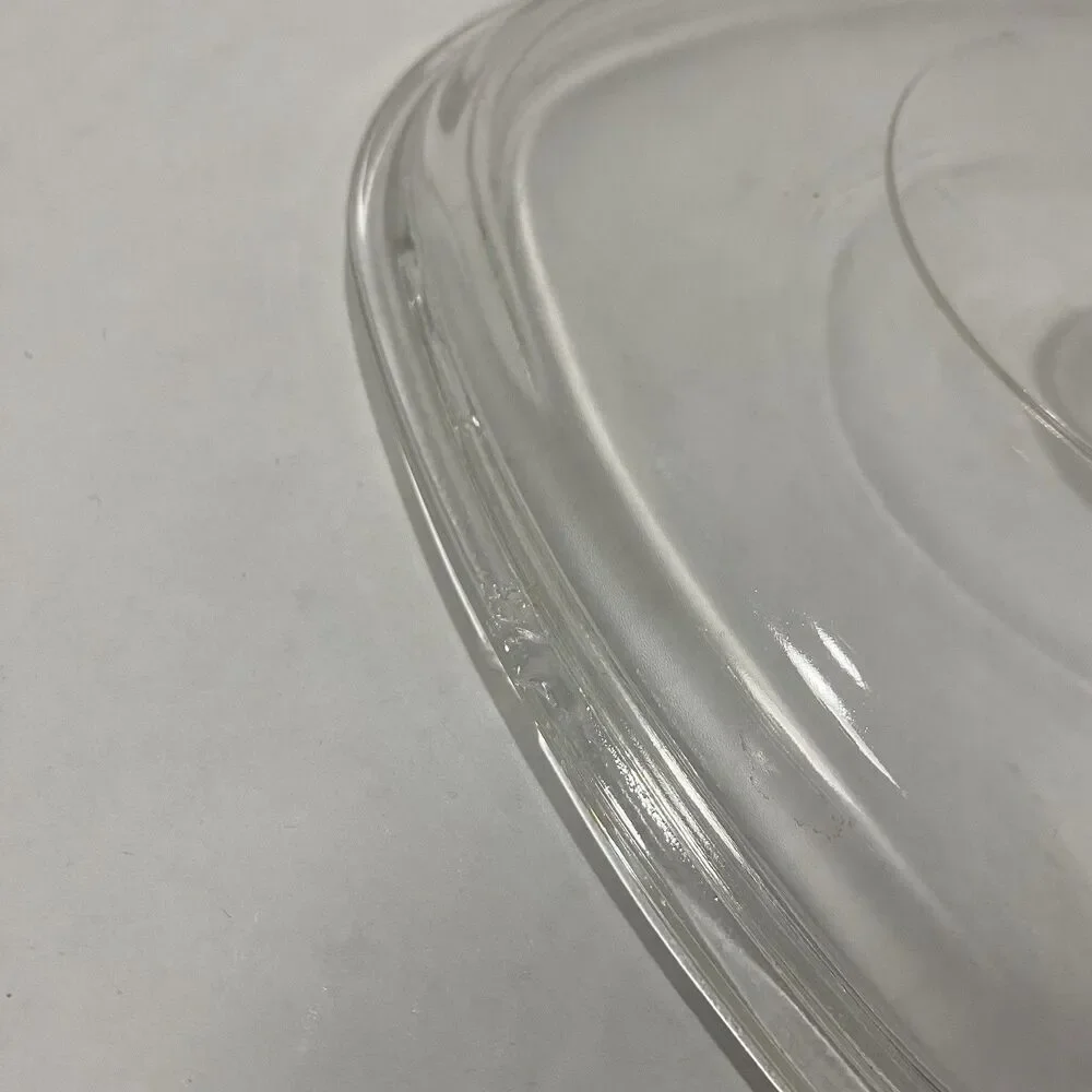 VTG Pyrex Corning Ware A-9-C Square Replacement Lid Only Clear Glass USA